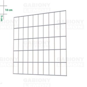 Gabionylemon Siatka Gabionowa 50X50Cm Z Okiem 5X10Cm Pionowy