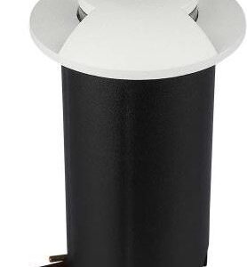 Oprawa Gruntowa Najazdowa 1W Led Biała 2-Stronna Ip67 Vt-1161 6500K 50Lm